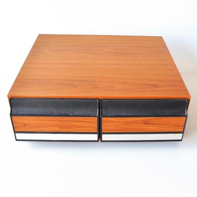 VHS Tape Storage Container - 2 Drawers - Holds 24 VHS Tapes