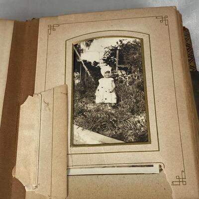 Small Antique Vintage Photo Album Book with Pictures