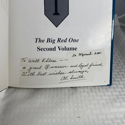 First Infantry Division in World War II Hardback Book Inscribed