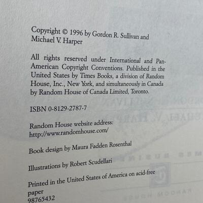 Hope Is Not a Method Hardback Book Business and the Military Inscribed