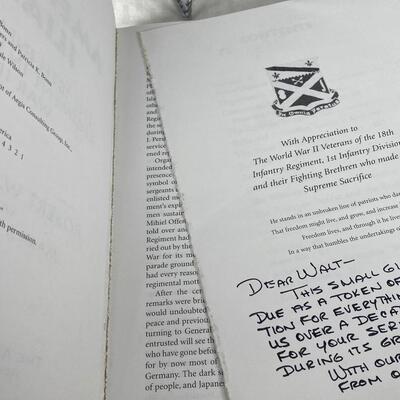 American Iliad The 18th Regiment in World War II Inscribed Book