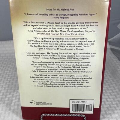 The Fighting First The Untold Story of the Big Red One on D-Day Book Signed by MOH Recipient