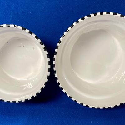 Pair of Seasonal Christmas Snowman Bowls