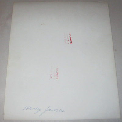 Lot 124 1942 Columbia Records Star Harry James Band Leader Trumpet Player