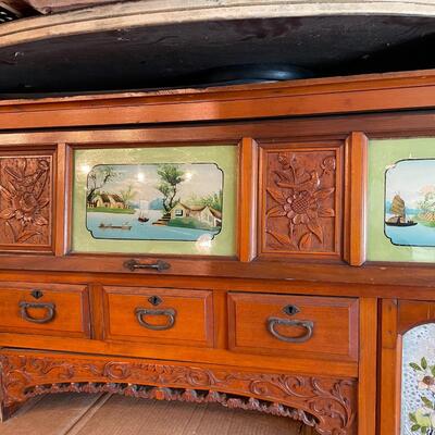 19th Century Asian Alter Table Wooden Cabinet