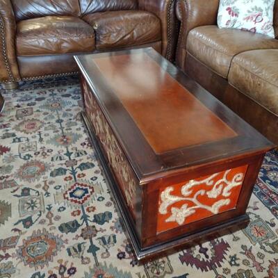 Vintage Wood storage chest/coffee table