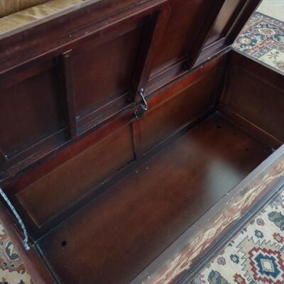 Vintage Wood storage chest/coffee table
