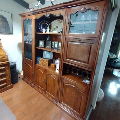 Lighted Entertainment Center/ credenza