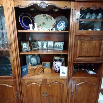 Lighted Entertainment Center/ credenza