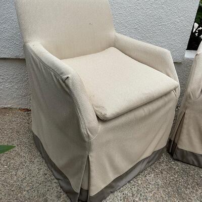 Pair of Outdoor Upholstered chairs
