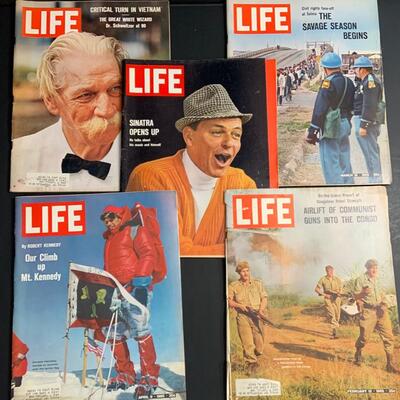 LOT:2G: Lot of LIFE Magazines 1965