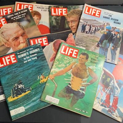 LOT:2G: Lot of LIFE Magazines 1965