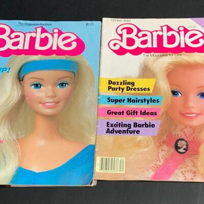 LOT:20G: Lot of Barbie Magazine 1984-86.