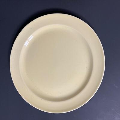 LOT 32J: Vintage Yellow LuRay Pastels - 8 Dinner Plates