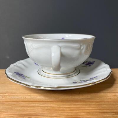 LOT 41J: Royal Heidelberg Winterling Tea Cup and Saucer Made in Germany