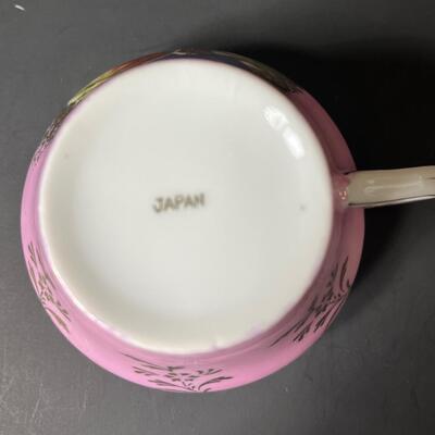 LOT 44J: Royal Halsey Tea Cup and Saucer Made in Japan