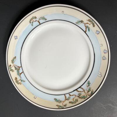 LOT 45J: Hand Painted Nippon Bowl and Plate Set
