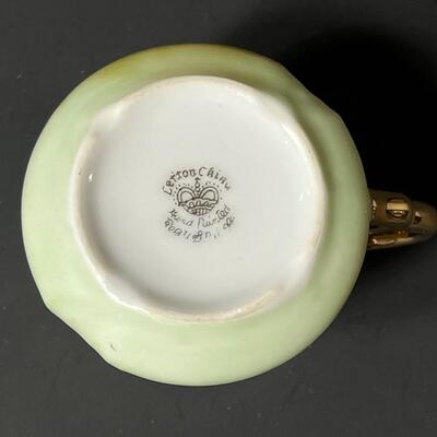 LOT 46J: Lefton China Hand Painted Tea Cup and Saucer