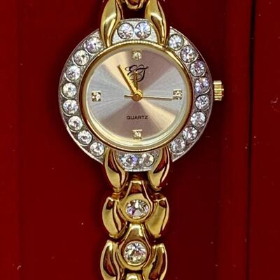 LOT 75R: Elizabeth Taylor White Diamonds Watch