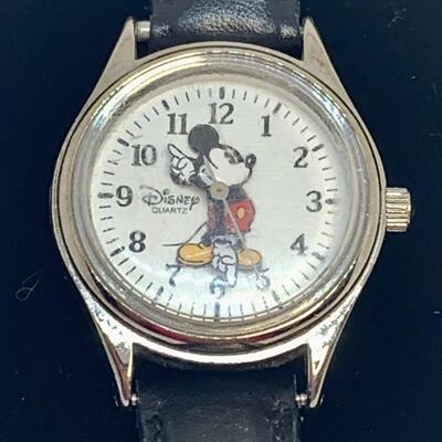 LOT 84R:  Mickey Mouse Watch w/Leather Band