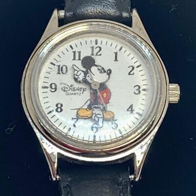 LOT 84R:  Mickey Mouse Watch w/Leather Band