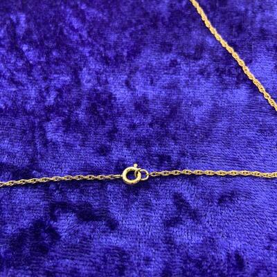 LOT:40: 12k 24” Fine Chain Necklace