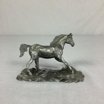 922  Hudson Pewter Horse