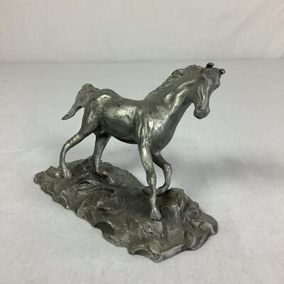 922  Hudson Pewter Horse