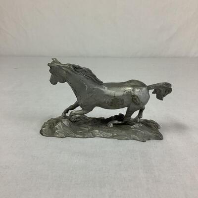 922  Hudson Pewter Horse