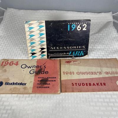Vintage Studebaker Car Manual Owner Guide Booklets