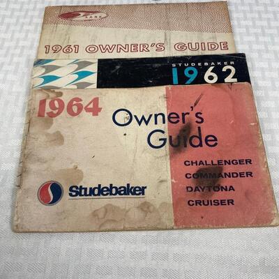 Vintage Studebaker Car Manual Owner Guide Booklets