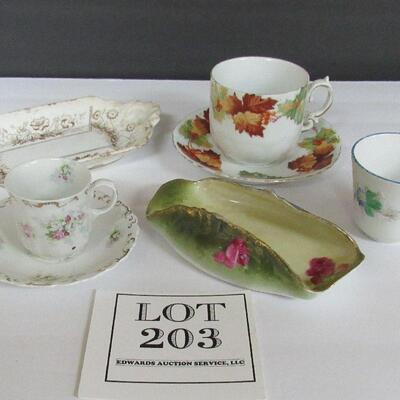 Vintage Dishes, Germany Rolled Edge Bowl, KPM Cup, More