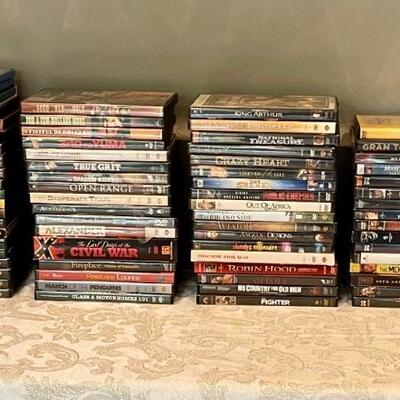 DVD Movie Lot - 105 Titles