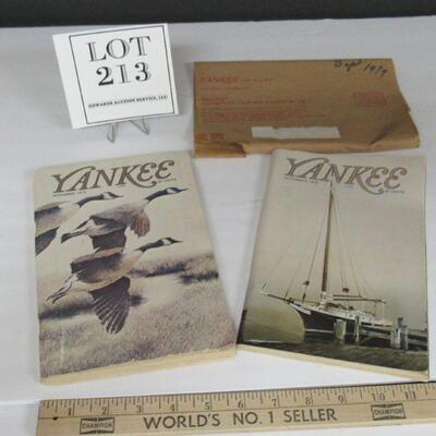 Older Yankee Magazines, Sept and Nov 1979