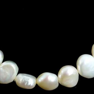 14K YG Freshwater Pearl String Necklace