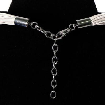 Multi Strand Stainless Steel Necklace & Bracelet Set