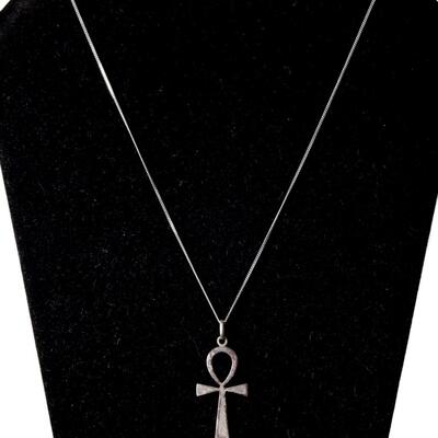 Ankh Cross Pendant Necklace