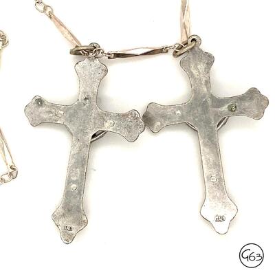 Metal Crucifix Cross Pendant Necklace