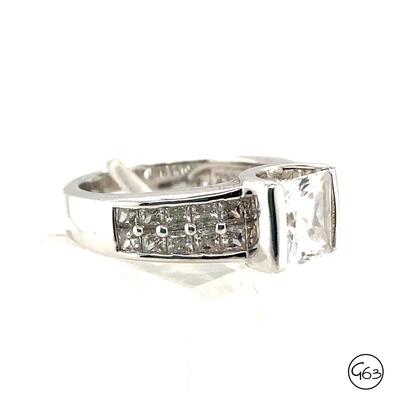CZ Sterling Ring, Size 5.75