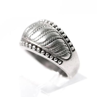 Judith Ripka Sterling Silver Ring Band, Size 7