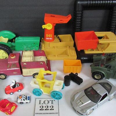 Lot of Toy Vehicles, and Toys