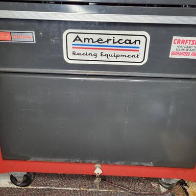 CRAFTSMAN RED METAL STACKING TOOL BOXES (2PC)