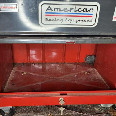 CRAFTSMAN RED METAL STACKING TOOL BOXES (2PC)