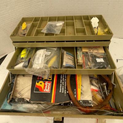 292 LOT of Misc Hardware, Tools & Fishing Tackle Box