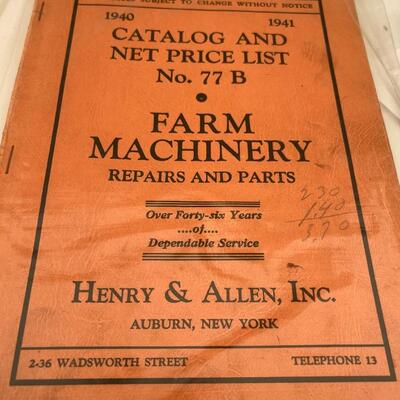 293 Vintage Chevy 1941 Service Manual, Farm Machinery Misc Manuals