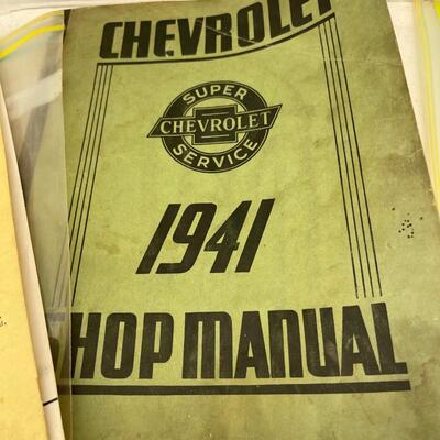 293 Vintage Chevy 1941 Service Manual, Farm Machinery Misc Manuals