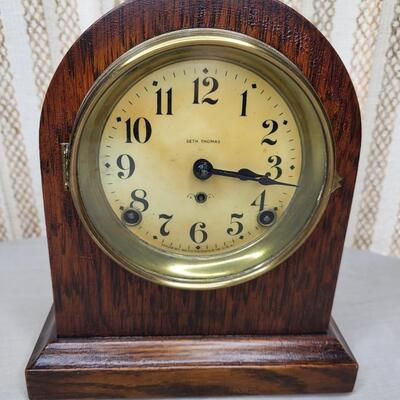 SETH THOMAS BEEHIVE MANTLE CLOCK (1900?)