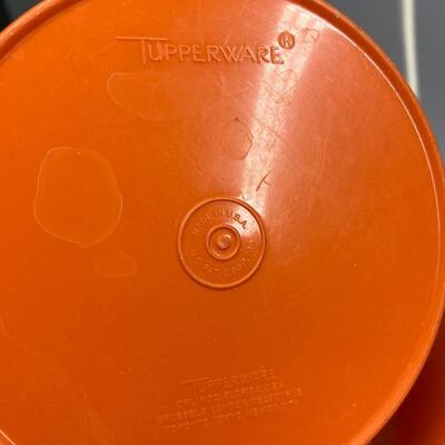 Vintage Tupperware Press Top Servailer Canister Storage Container Set