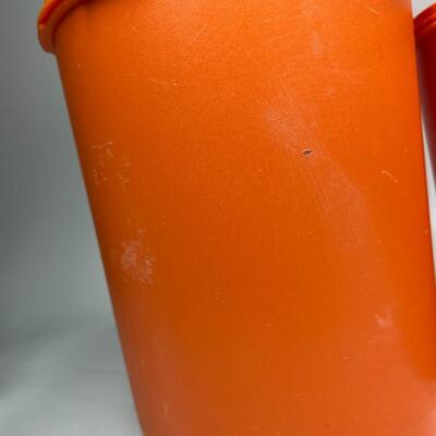 Vintage Tupperware Press Top Servailer Canister Storage Container Set