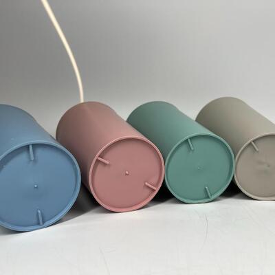Lot of Smooth Plastic Matte Color Drinking Cups